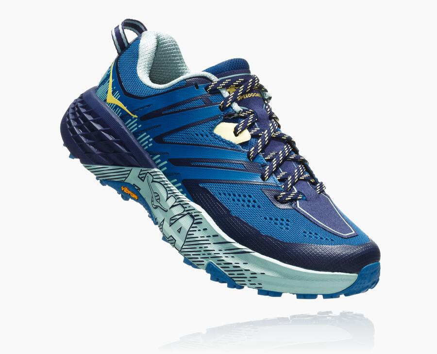 Hoka Womens Trail Shoes NZ - Hoka Speedgoat 3 Blue (VUC948651)